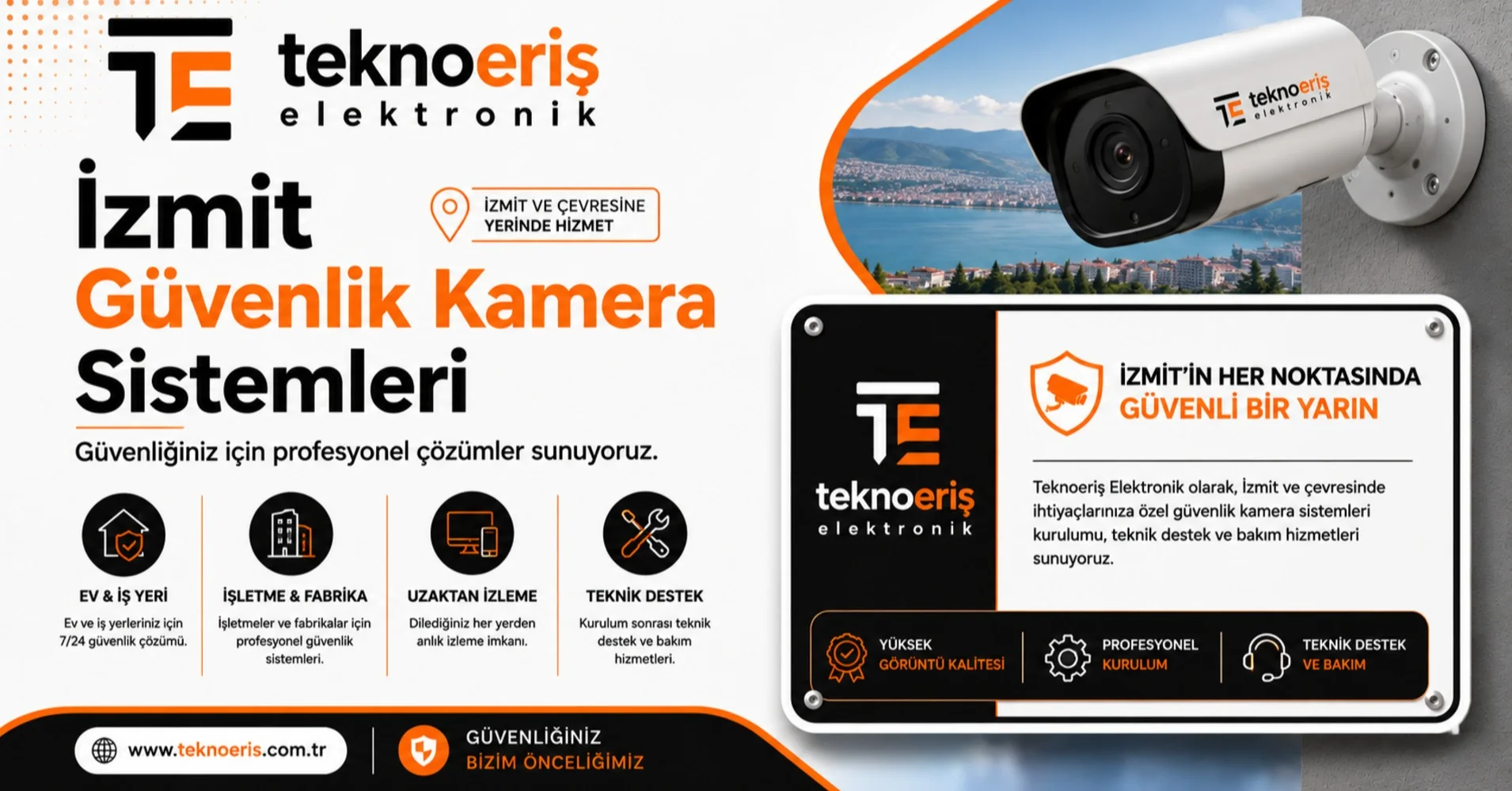 İzmit Güvenlik Kamera Sistemleri