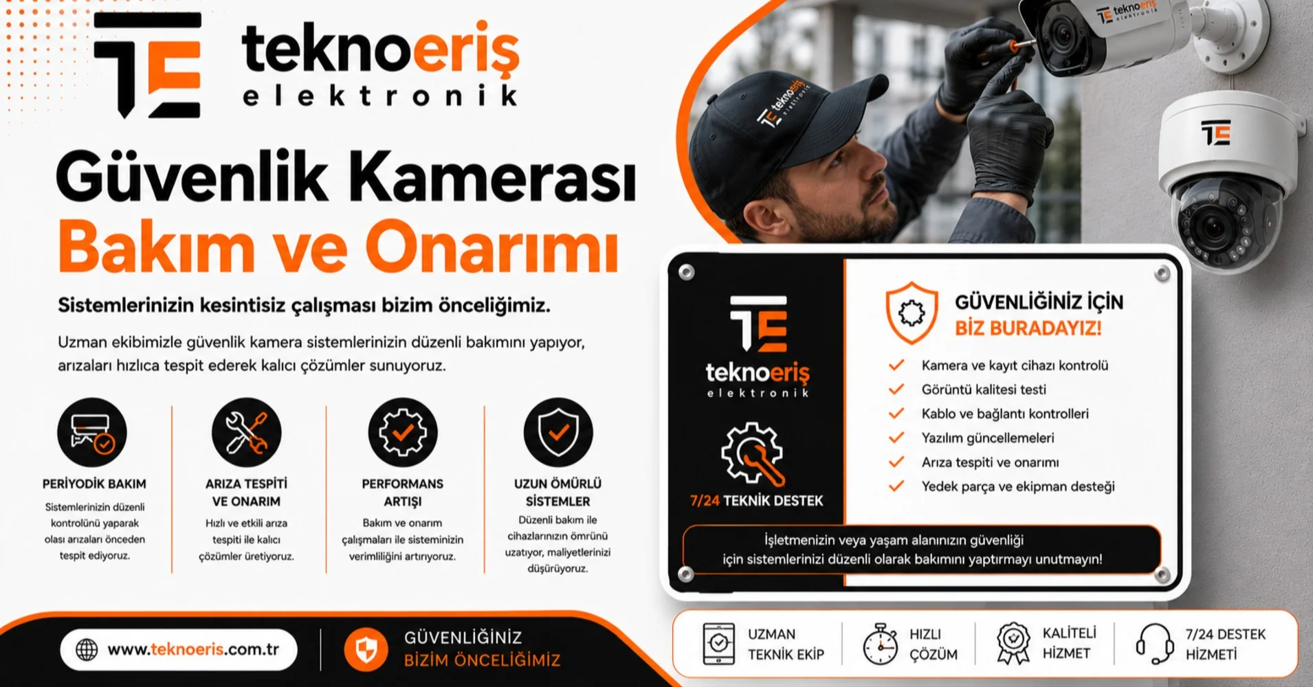 Güvenlik Kamerası Bakım ve Onarımı
