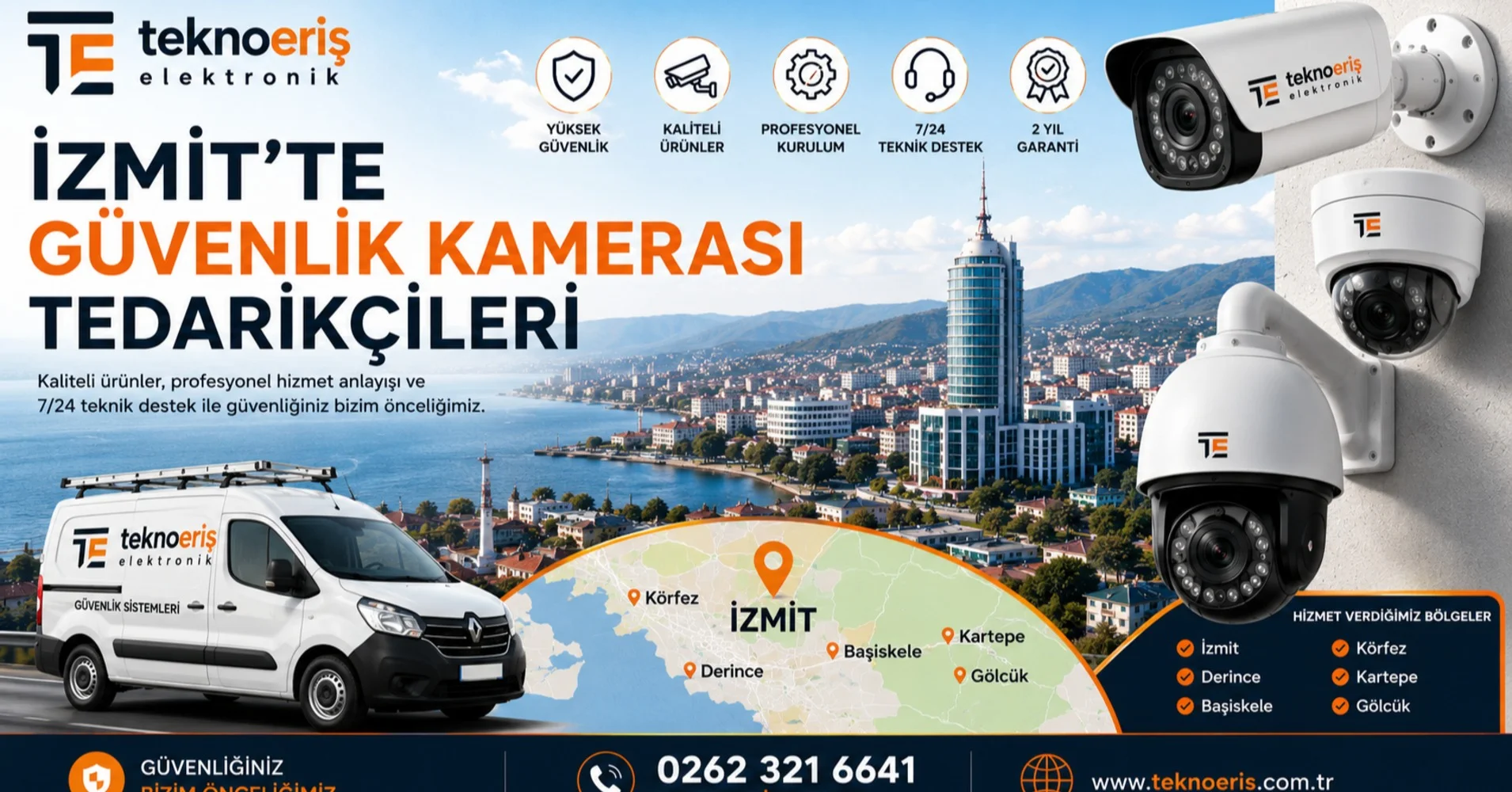 İzmit'te Güvenlik Kamerası Tedarikçileri